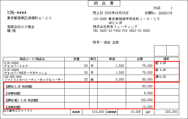 区分記載請求書等保存方式で売上伝票（納品書）、請求書（請求明細書）を発行する方法｜ 弥生販売 サポート情報