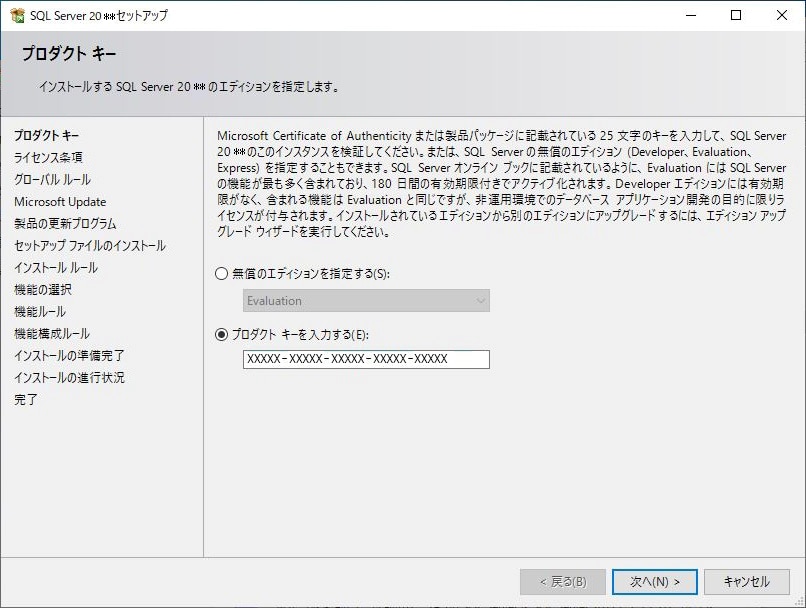 Yayoi インスタンスの作成 Sql Server 19 17 16 サポート情報