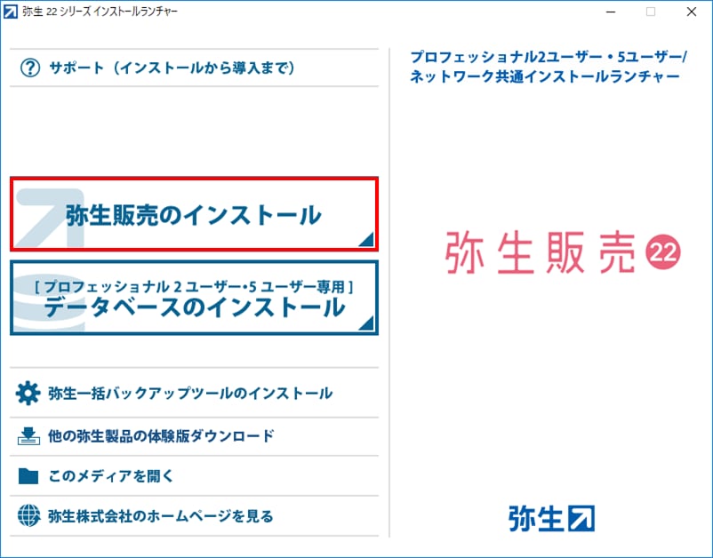 弥生販売 22 プロフェッショナル パッケージコード版 <消費税法改正対応>