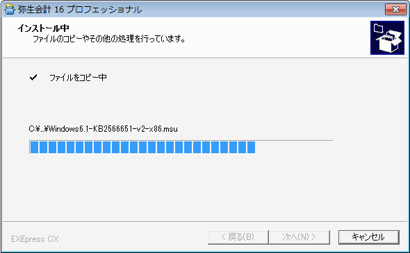 弥生会計 16 プロフェッショナル Ver.22.1.3』プログラムの