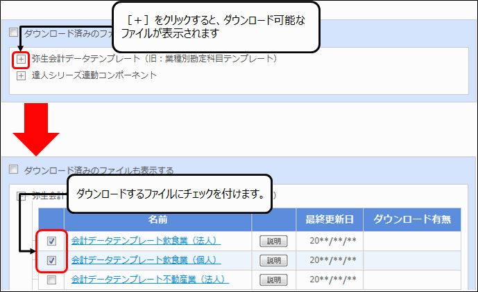 弥生製品登録番号、ライセンス認証状況、保有製品情報などを確認したい 